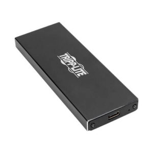TRIPPLITE U457-1M2-SATAG2 USB 3.1 Gen 2 (10 Gbps) USB-C to M.2 NGFF SATA SSD (B-Key) Enclosure Adapter with UASP Support, Thunderbolt™ 3 Compatible