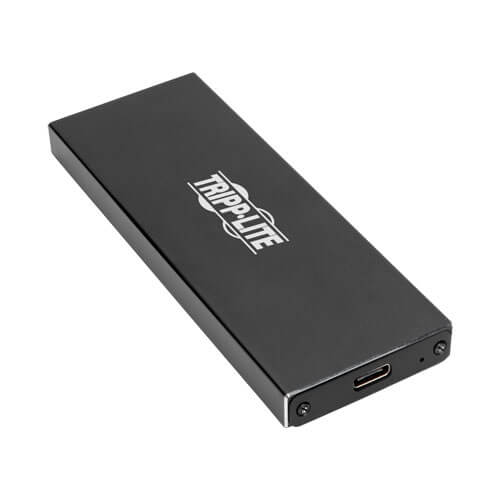 TRIPPLITE U457-1M2-SATAG2 USB 3.1 Gen 2 (10 Gbps) USB-C to M.2 NGFF SATA SSD (B-Key) Enclosure Adapter with UASP Support, Thunderbolt™ 3 Compatible