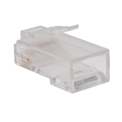 TRIPPLITE N230-100 Cat6 RJ45 Modular Connector Plug with Load Bar, Solid/Stranded Conductor Round Cat6 Wire, 100-pack - Image 2
