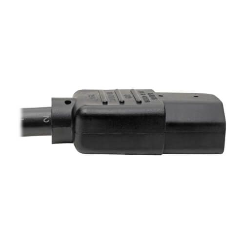TRIPPLITE P018-003 Power Cord C14 to C15 - Heavy Duty, 15A, 250V, 14 AWG, 3 ft., Black - Image 4