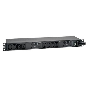 TRIPPLITE PDUH32HV 7.4kW Single-Phase 230V Basic PDU, 10 C13 Outlets, IEC 309 32A Blue Input, 3.6 m Cord, 1U Rack-Mount
