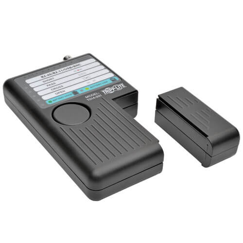 TRIPPLITE T014-001 Network Cable Continuity Tester for Cat 5/Cat6/Cat6a, Phone, USB and Coax Cable Assemblies - Image 2