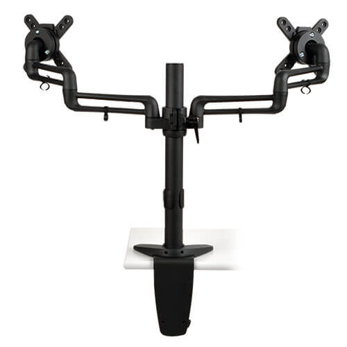 TRIPPLITE DDR1327SDFC Dual Full Motion Flex Arm Desk Clamp for 13" to 27" Monitors - Image 2