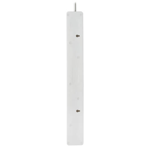 TRIPPLITE PS6B35W 6-Outlet Power Strip - British BS1363A Outlets, Individually Switched, 220-250V, 13A, 3m Cord, White - Image 3