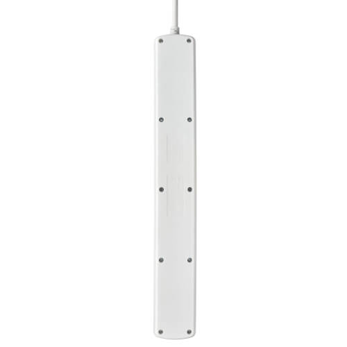 TRIPPLITE TLP6F18 6-Outlet Surge Protector - French Type E Outlets, 220-250V AC, 16A, 1.8 m Cord, Type E Plug, White - Image 3