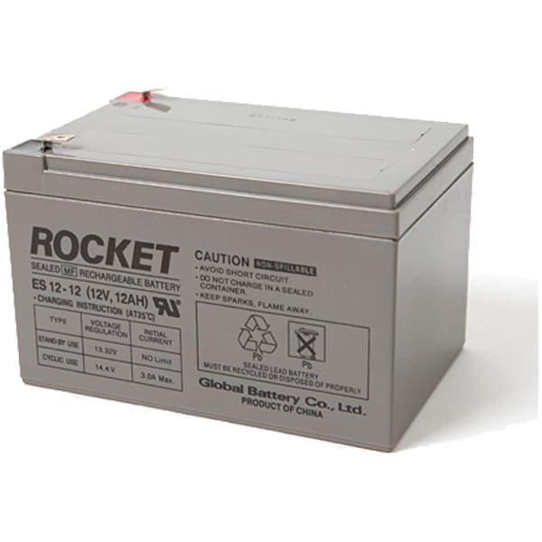 ROCKET ES12-12 SEALED LEAD ACID BATTERY 12V 12amps