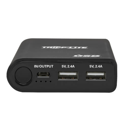 TRIPPLITE UPB-10K0-2U1C Portable Charger - 2x USB-A, USB-C with PD Charging, 10,050mAh Power Bank, Lithium-Ion, USB-IF - Image 3