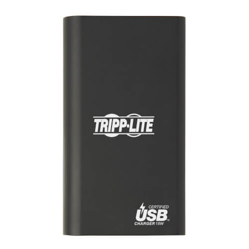 TRIPPLITE UPB-10K0-2U1C Portable Charger - 2x USB-A, USB-C with PD Charging, 10,050mAh Power Bank, Lithium-Ion, USB-IF - Image 2
