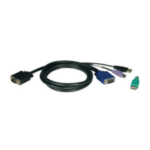 TRIPPLITE P780-006 USB/PS2 Combo Cable Kit for NetController KVM Switches B040-Series and B042-Series,1.83m
