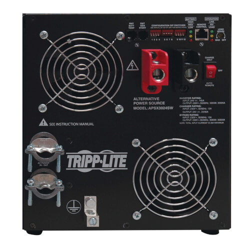 TRIPPLITE APSX3024SW 3000W APS X Series 24VDC 230V Inverter/Charger with Pure Sine-Wave Output, Hardwired - Image 2