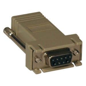 TRIPPLITE B090-A9F-X Modular Serial Adapter Crossover Wiring (DB9 F to RJ45 F)