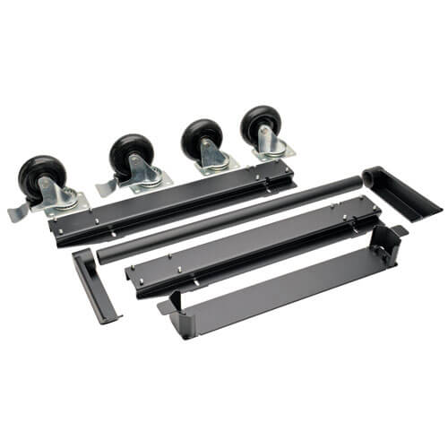 TRIPPLITE CSHANDLEKIT Mobile Cart Conversion Kit with Handle, Casters and Power Cord Manager for Tablet/Chromebook Charging Stations - Image 2