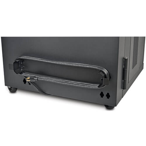 TRIPPLITE CSHANDLEKIT Mobile Cart Conversion Kit with Handle, Casters and Power Cord Manager for Tablet/Chromebook Charging Stations - Image 5