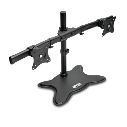 TRIPPLITE DDR1327SDD Dual-Monitor Desktop Mount Stand for 13" to 27" FLAT SCREEN DISPLAY