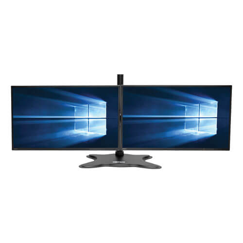TRIPPLITE DDR1327SDD Dual-Monitor Desktop Mount Stand for 13" to 27" FLAT SCREEN DISPLAY - Image 3