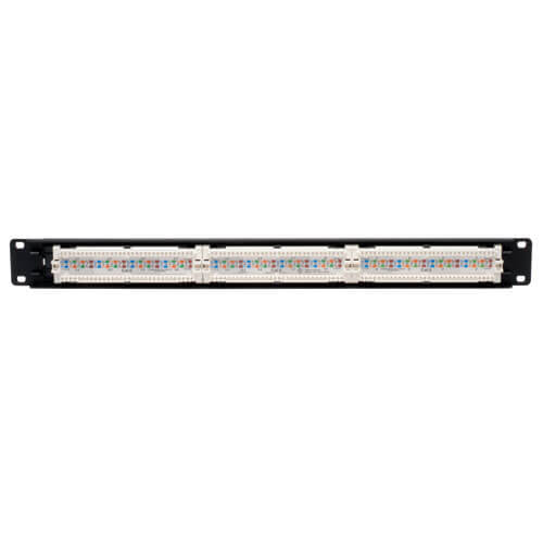 TRIPPLITE N252-024  24-Port 1U Rack-Mount Cat6/Cat5 110 Patch Panel, 568B, RJ45 Ethernet - Image 2