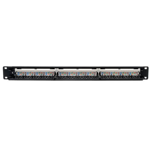 TRIPPLITE N252-024  24-Port 1U Rack-Mount Cat6/Cat5 110 Patch Panel, 568B, RJ45 Ethernet - Image 4