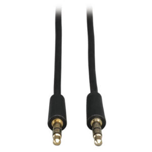 TRIPPLITE P312-006 3.5mm Mini Stereo Audio Cable for Microphones, Speakers and Headphones (M/M) 1.83m