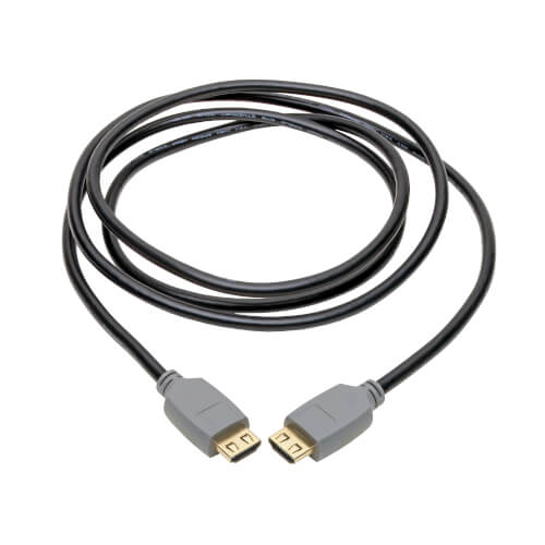 TRIPPLITE P568-03M-2A 4K HDMI Cable (M/M) - 4K 60 Hz, HDR, 4:4:4, Gripping Connectors, Black, 3m - Image 2