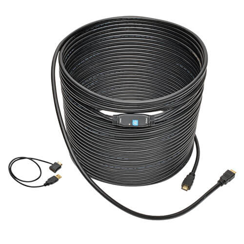 TRIPPLITE P568-100-ACT Active High-Speed HDMI Cable with Built-In Signal Booster (M/M), Black, 30m - Image 3