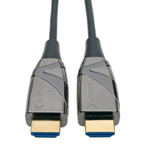 TRIPPLITE P568-15M-FBR 4K HDMI Fiber Active Optical Cable (AOC) - 4K 60 Hz, HDR, 4:4:4 (M/M) 15m