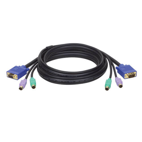 TRIPPLITE P753-006 PS/2 (3-in-1) Cable Kit for KVM Switch B007-008, 1.83m