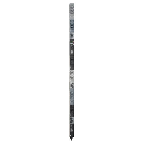 TRIPPLITE PDU3XMV6G32 3-Phase Local Metered PDU, 23kW, 42 208-240V outlets (36 C13, 6 C19), IEC309 32A Red (3P+N+E) 360-415V Input, 0u vertical