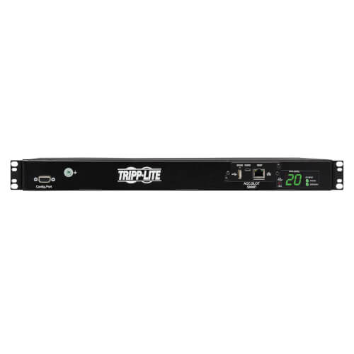 TRIPPLITE PDUMH20HVATNET 3.8kW Single-Phase Switched ATS PDU, Two 200-240V C20 Inlets, 8 C13 & 2 C19 Outputs 1U - Image 3