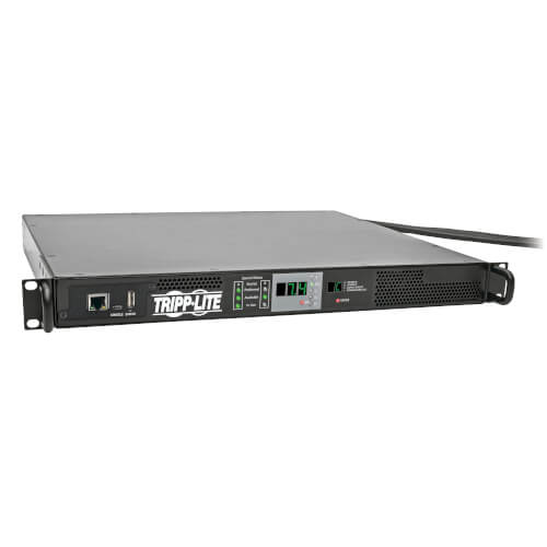 TRIPPLITE PDUMNH32HVAT Monitored ATS PDU, Two 32A IEC309 32A Blue Inputs, 1 IEC309 32A Outlet, 1U
