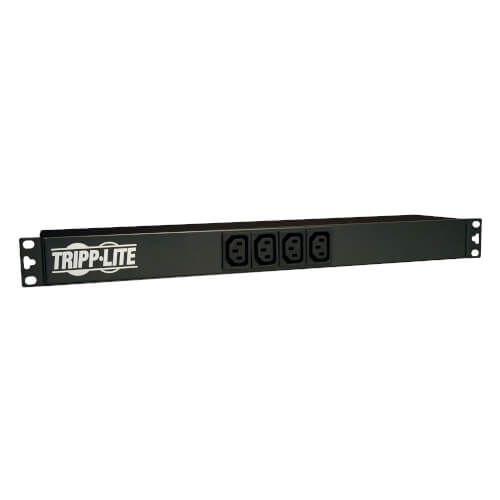 TRIPPLITE PDUNV PDU, 14 Outlets (12 C13 & 2 C19), C20 with 5 Adapters, 10 ft. (3.05 m) Cord, 1U Rack-Mount