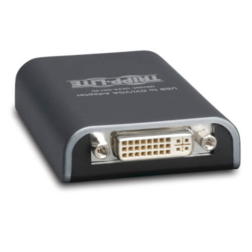 TRIPPLITE U244-001-R USB 2.0 to DVI/VGA External Multi-Monitor Video Card, 128 MB SDRAM, 1920 x 1080 (1080p) @ 60 Hz - Image 2
