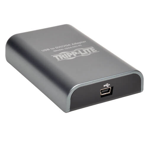 TRIPPLITE U244-001-R USB 2.0 to DVI/VGA External Multi-Monitor Video Card, 128 MB SDRAM, 1920 x 1080 (1080p) @ 60 Hz