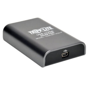 TRIPPLITE U244-001-VGA-R USB 2.0 to VGA Dual-Monitor Adapter, 128 MB SDRAM, 1920 x 1080 (1080p) @ 60 Hz
