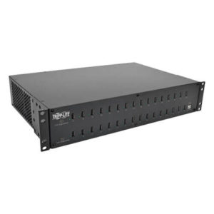 TRIPPLITE U280-032-RMINT 32-Port USB Charging Station with Syncing, 230V, 5V 80A (400W) USB Charger Output, 2U Rack-Mount
