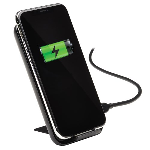 TRIPPLITE U280-Q01ST-BK Wireless Charging Stand - 10W Fast Charging, Apple and Samsung Black - Image 2