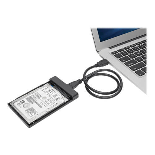TRIPPLITE U357-025-UASP USB 3.0 SuperSpeed External 2.5 in. SATA Hard Drive Enclosure - Image 3