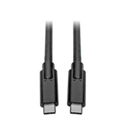 TRIPPLITE U420-010 USB-C Cable (M/M) - USB 3.1, Gen 1 (5 Gbps), Thunderbolt 3 Compatible, 3.05m