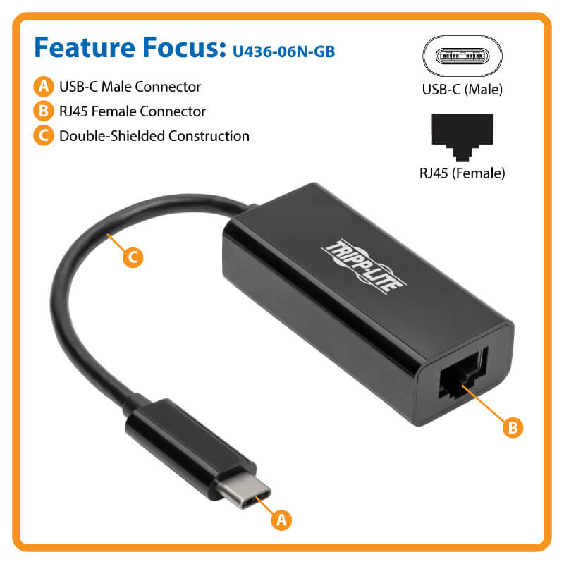 TRIPPLITE U436-06N-GB USB 3.0 SuperSpeed Active Extension Repeater Cable (A M/F) - Image 5