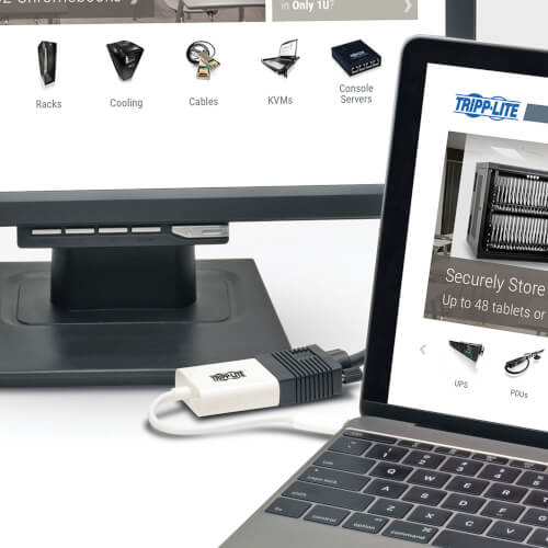 TRIPPLITE U444-06N-VGA-AM USB-C to VGA Adapter with Alternate Mode - DP 1.2 - Image 4