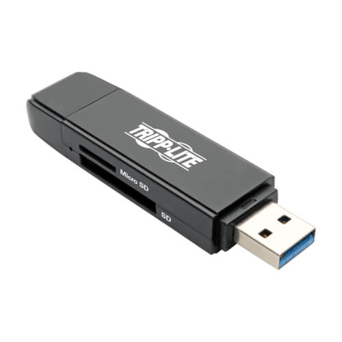 TRIPPLITE U452-000-SD-A USB-C Memory Card Reader, 2-in-1 USB-A/USB-C, USB 3.1 Gen 1 - Image 2