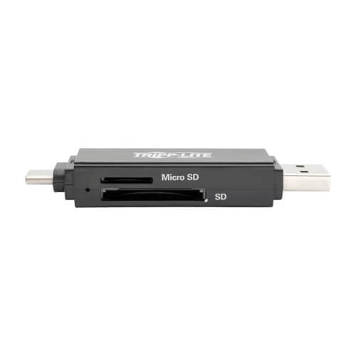 TRIPPLITE U452-000-SD-A USB-C Memory Card Reader, 2-in-1 USB-A/USB-C, USB 3.1 Gen 1 - Image 4