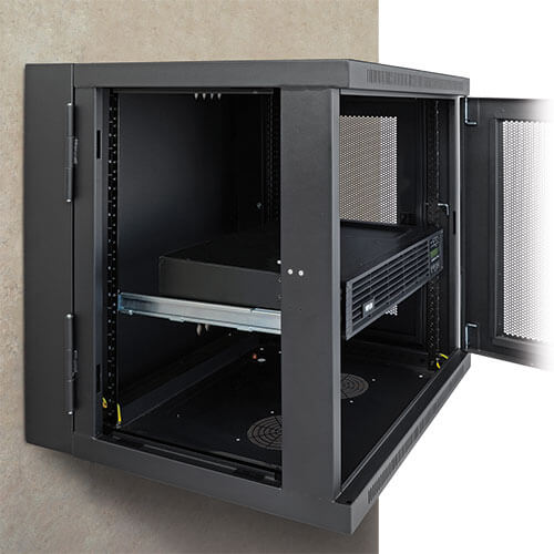 TRIPPLITE 4POSTRAILKITWM 4-Post 1U Universal Adjustable Rack-Mount Shelf Kit for Wall-Mount Racks - Image 2