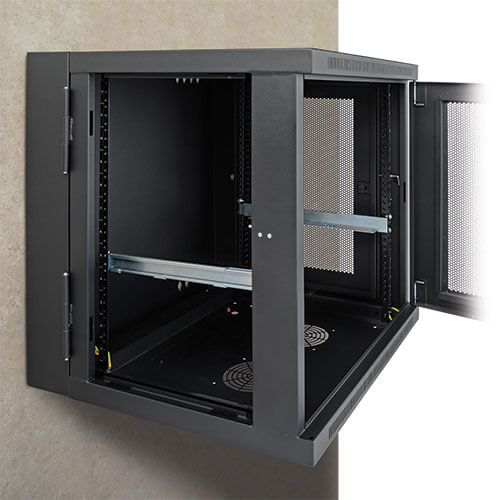TRIPPLITE 4POSTRAILKITWM 4-Post 1U Universal Adjustable Rack-Mount Shelf Kit for Wall-Mount Racks - Image 3