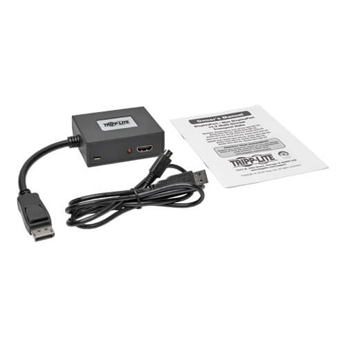 TRIPPLITE B156-002-HD-V2 2-Port DisplayPort to HDMI Multi-Monitor Splitter MST Hub 4K 60Hz UHD DP1.2 - Image 6