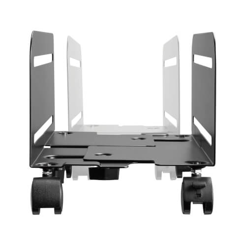 TRIPPLITE DCPU2 Mobile CPU Caddy for Computer Towers - Width Adjustable, Locking Casters Black - Image 3