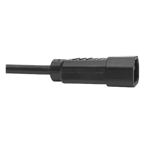 TRIPPLITE P002-001-10A NEMA 5-15R to C14 Computer AC Power Cable - 10A, 125V, 18 AWG, 0.31m Black - Image 4