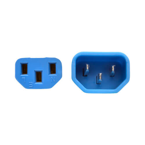 TRIPPLITE P004-006-ABL PDU Power Cord, C13 to C14 - 10A, 250V, 18 AWG, 1.83m Blue - Image 3