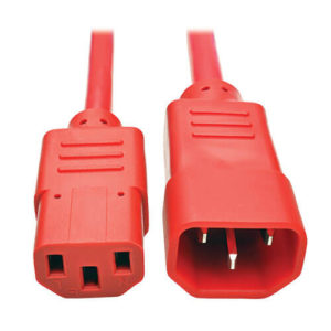 TRIPPLITE P004-006-ARD PDU Power Cord, C13 to C14 - 10A, 250V, 18 AWG, 1.83m Red
