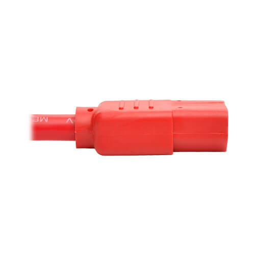 TRIPPLITE P004-006-ARD PDU Power Cord, C13 to C14 - 10A, 250V, 18 AWG, 1.83m Red - Image 4