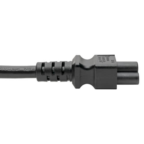 TRIPPLITE P014-006 Laptop Power Adapter Cord, C14 to C5 Adapter - 2.5A, 250V, 18 AWG, 1.83m Black - Image 3
